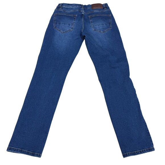 Tahari Women's Blue Low Rise Jean Medium Wash Denim Pants, Size 30x30 - Picture 2 of 11